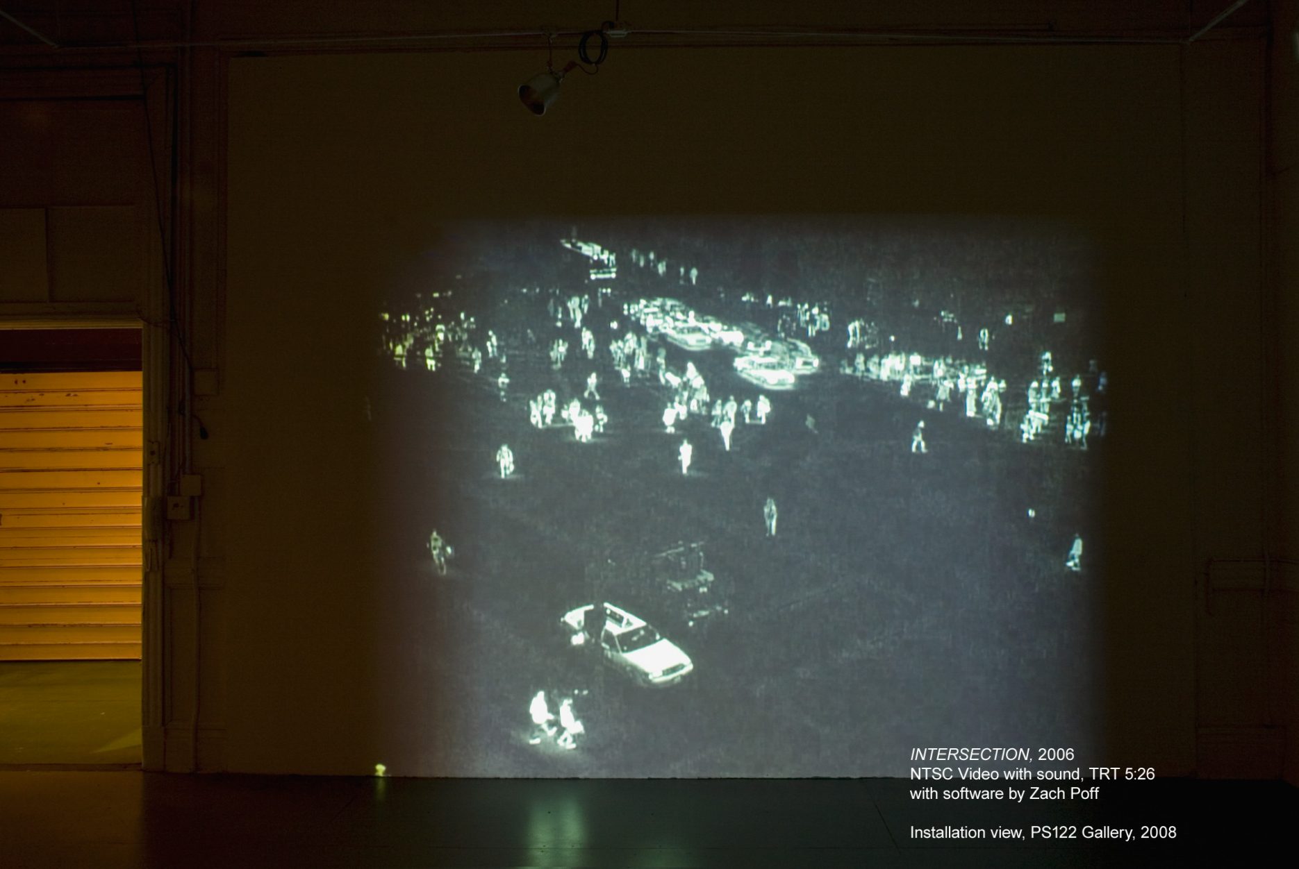 Installation view of INTERSECTION